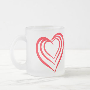 Caneca De Café Vidro Jateado Cups