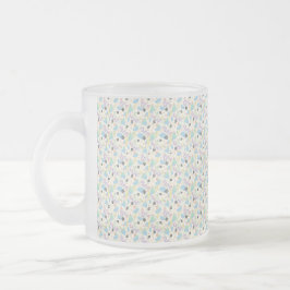 Caneca De Café Vidro Jateado Custom All-Over Print Geometric Pattern Coffee Mug