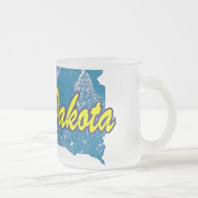 Caneca De Café Vidro Jateado Dakota do Sul (Direita)