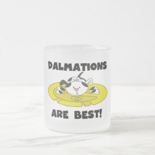 Caneca De Café Vidro Jateado Dalmations é os melhores t-shirt e presentes