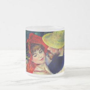 Caneca De Café Vidro Jateado Dança em Boudonal Pierre Renoir