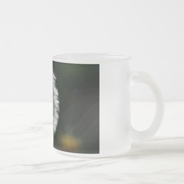 Caneca De Café Vidro Jateado Dandelion Seed Head - Mug (Direita)