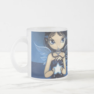 Caneca De Café Vidro Jateado De "caneca da estrela mar"