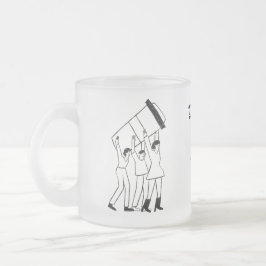 Caneca De Café Vidro Jateado Decaf? No thanks. I only run on high-octane fuel!