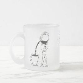 Caneca De Café Vidro Jateado Decaf? No thanks. I only run on high-octane fuel!