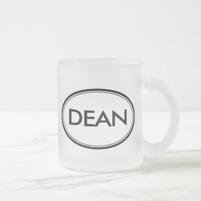Caneca De Café Vidro Jateado Decano (Direita)