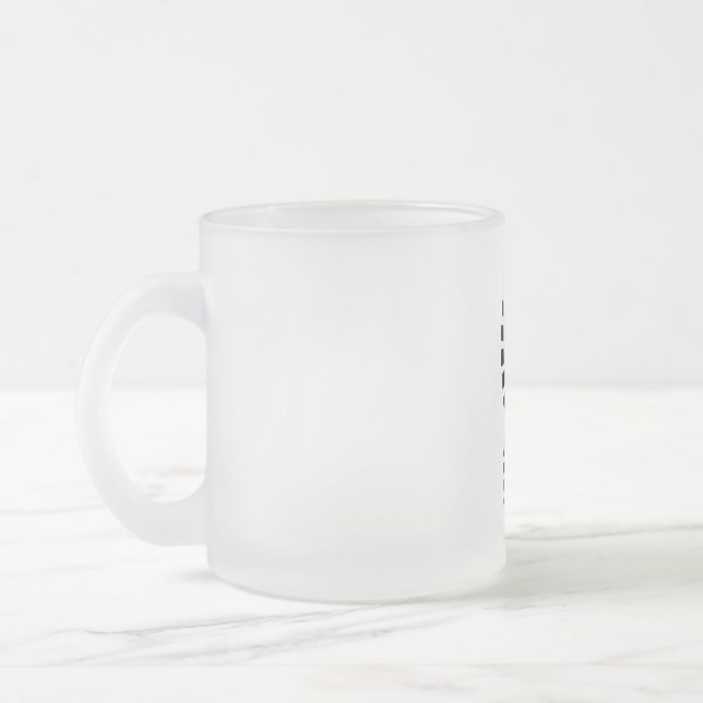 Caneca De Café Vidro Jateado Deixar Sem Rastreio (Esquerda)