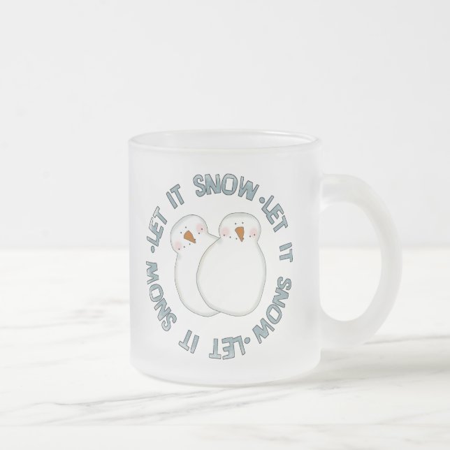 Caneca De Café Vidro Jateado Deixe-o passar Camisetas e presentes (Direita)