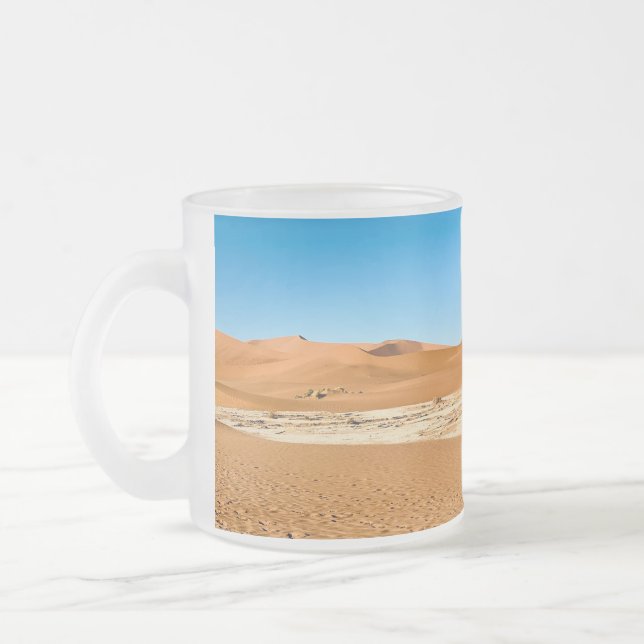Caneca De Café Vidro Jateado Deserto de Namib (Esquerda)