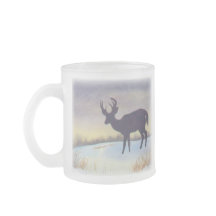 Design dos cervos do por do sol