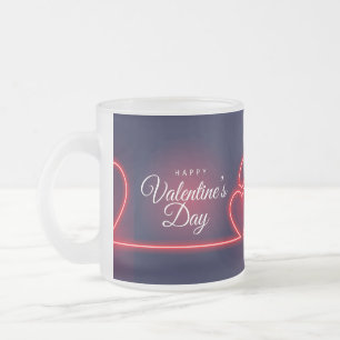 Caneca De Café Vidro Jateado Dia dos Namorados-23418