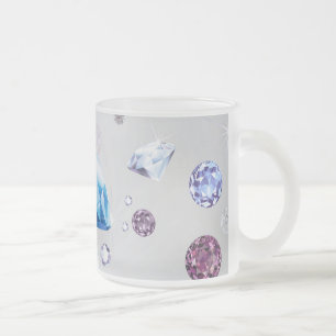 Caneca De Café Vidro Jateado Diamond Galaxy 3