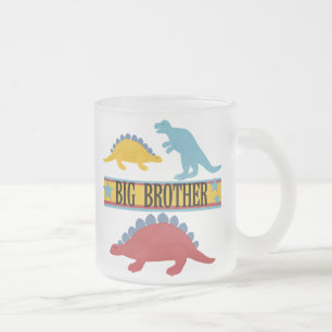 Caneca De Café Vidro Jateado Dinossaur Big Brother
