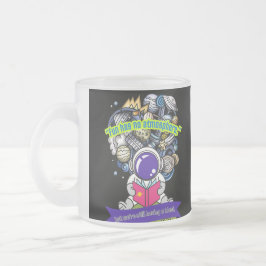 Caneca De Café Vidro Jateado Diversão não tem atmosfera
