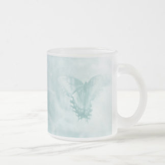 Caneca De Café Vidro Jateado Dreamy Butterfly