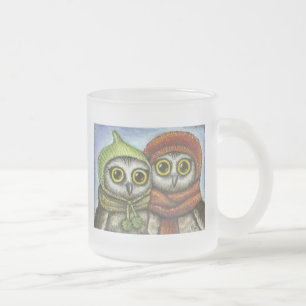 Caneca De Café Vidro Jateado Duas irmãs