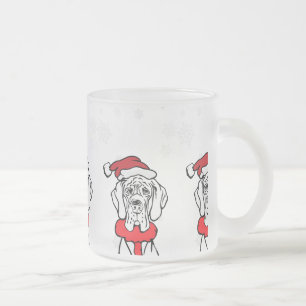 Caneca De Café Vidro Jateado É Época de Natal
