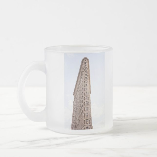 Caneca De Café Vidro Jateado Edifício Flatiron Cidade de Nova York (Esquerda)