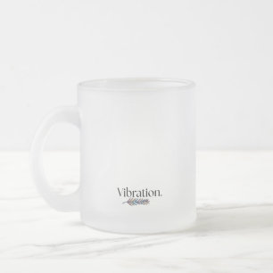 Caneca De Café Vidro Jateado Elegante Mug