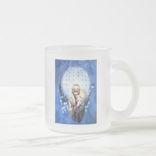 Caneca De Café Vidro Jateado Elf Madonna Mug (Direita)