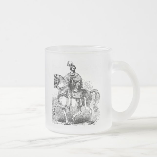 Caneca De Café Vidro Jateado Elizabethan Costumes Mug (Direita)