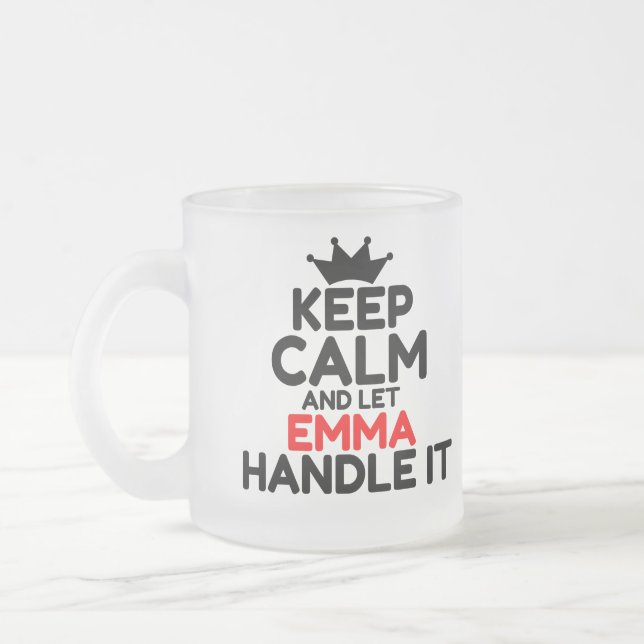 CANECA DE CAFÉ VIDRO JATEADO EMMA (Esquerda)
