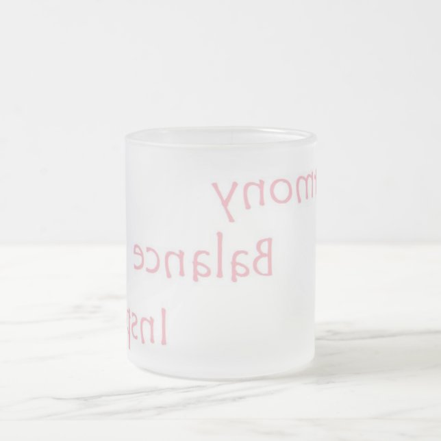Caneca De Café Vidro Jateado Emoto inspira 2 (Centro)