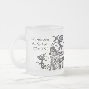 Caneca De Café Vidro Jateado Empresa de feliz