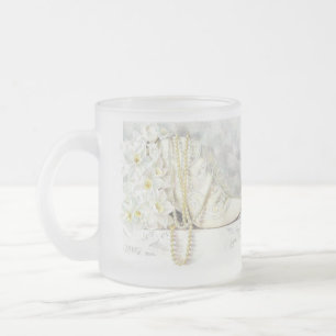 Caneca De Café Vidro Jateado ERA UMA VEZ Caneca de Vidro Fosco