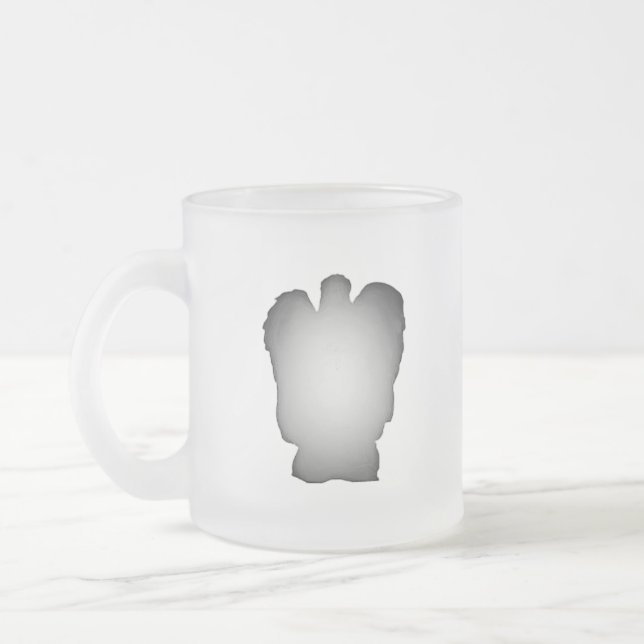 Caneca De Café Vidro Jateado ESTILO DE DESIGN DE ARTE Mug (Esquerda)