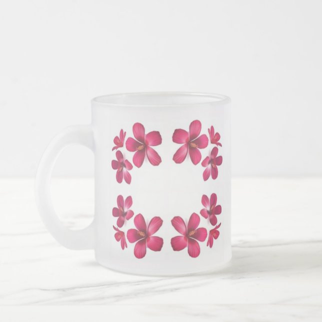 Caneca De Café Vidro Jateado Estilos Clássicos de Rolagem (Esquerda)