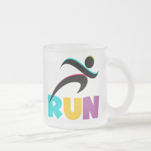 Caneca De Café Vidro Jateado EXECUTAR Várias