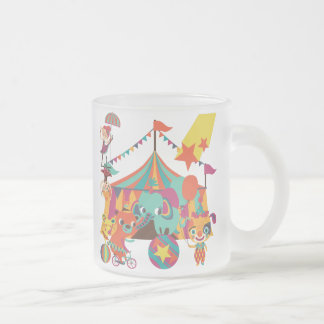 Caneca De Café Vidro Jateado Executores de circo
