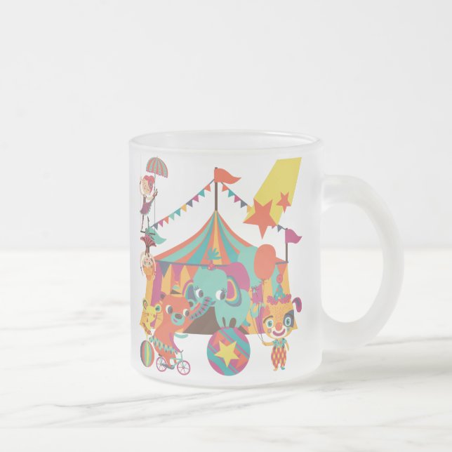 Caneca De Café Vidro Jateado Executores de circo (Direita)