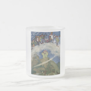 Caneca De Café Vidro Jateado Fairies Mug