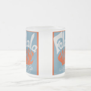 Caneca De Café Vidro Jateado FaLaLa