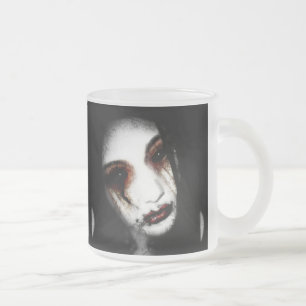 Caneca De Café Vidro Jateado Falln Angel of Loss