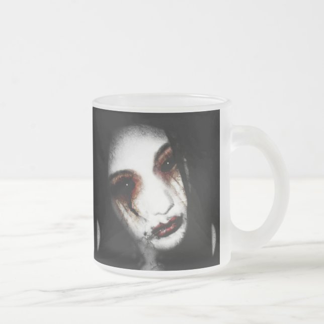 Caneca De Café Vidro Jateado Falln Angel of Loss (Direita)