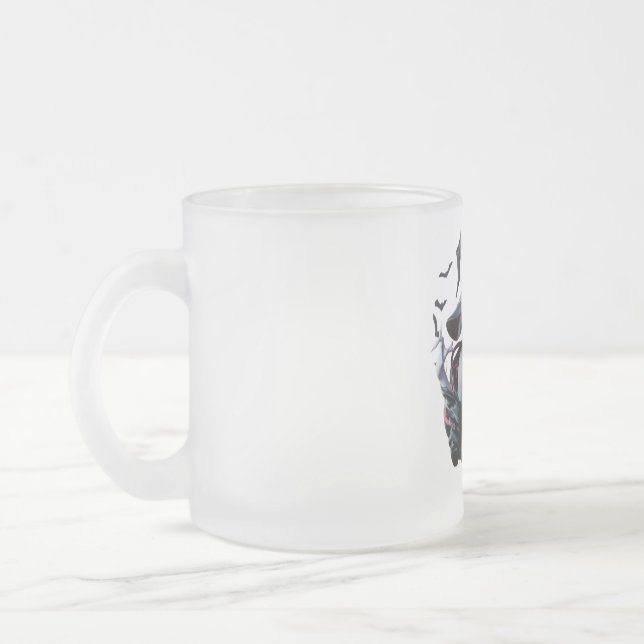 Caneca De Café Vidro Jateado Fantasy Witch Art Mug (Esquerda)