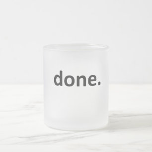 Caneca De Café Vidro Jateado Feito