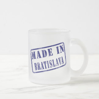 Caneca De Café Vidro Jateado Feito em Bratislava