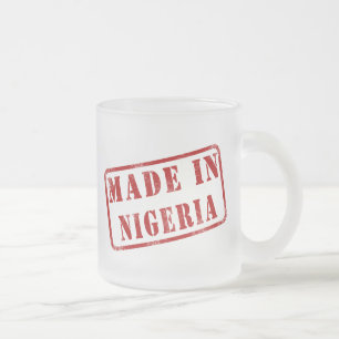 Caneca De Café Vidro Jateado Feito em Nigéria