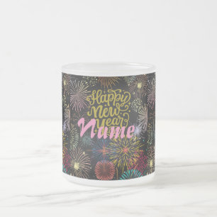 Caneca De Café Vidro Jateado Feliz ano novo 2023 Thunder_Cove