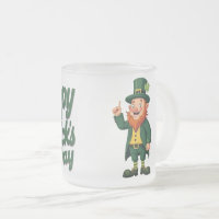Feliz Dia de São Patrício Leprechaun Fofo