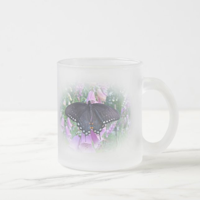 Caneca De Café Vidro Jateado Female Spicebush (Direita)