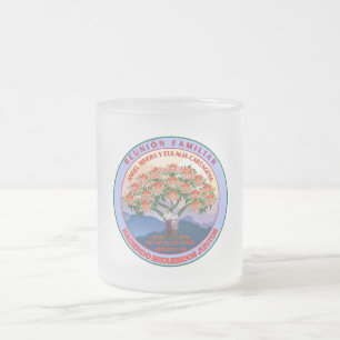 Caneca De Café Vidro Jateado Filiar de Reunión de Vidro Alimentado