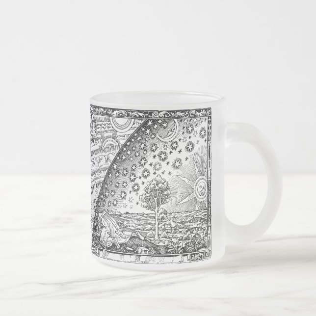 Caneca De Café Vidro Jateado Flammarion Wanderer (Direita)