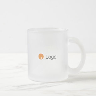 Caneca De Café Vidro Jateado Fortaleça sua Promoção Colorida Corporativa