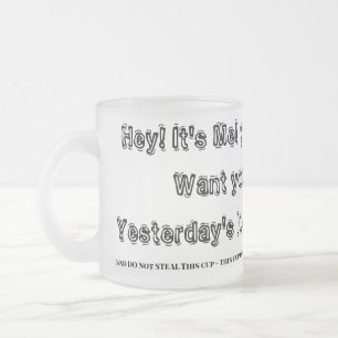 Caneca De Café Vidro Jateado Forward Mug