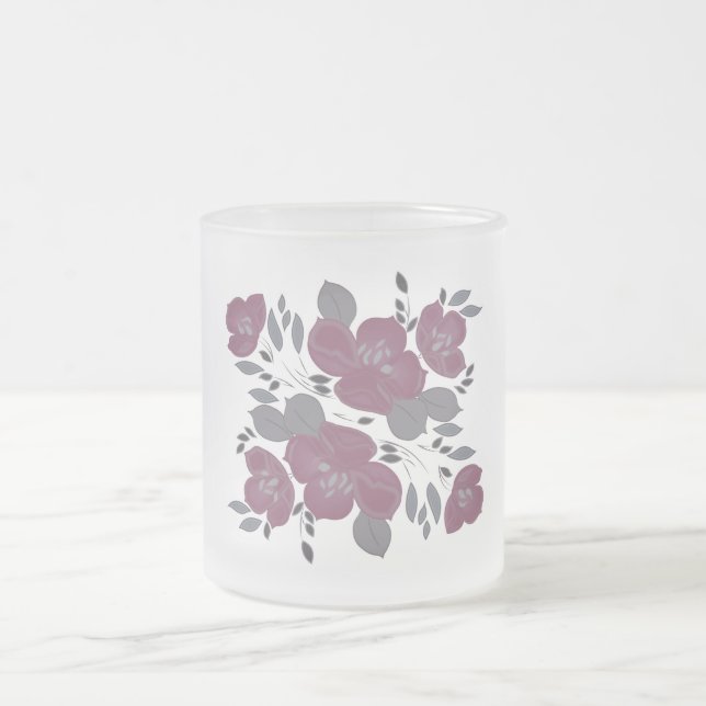 Caneca De Café Vidro Jateado Fosco (Centro)